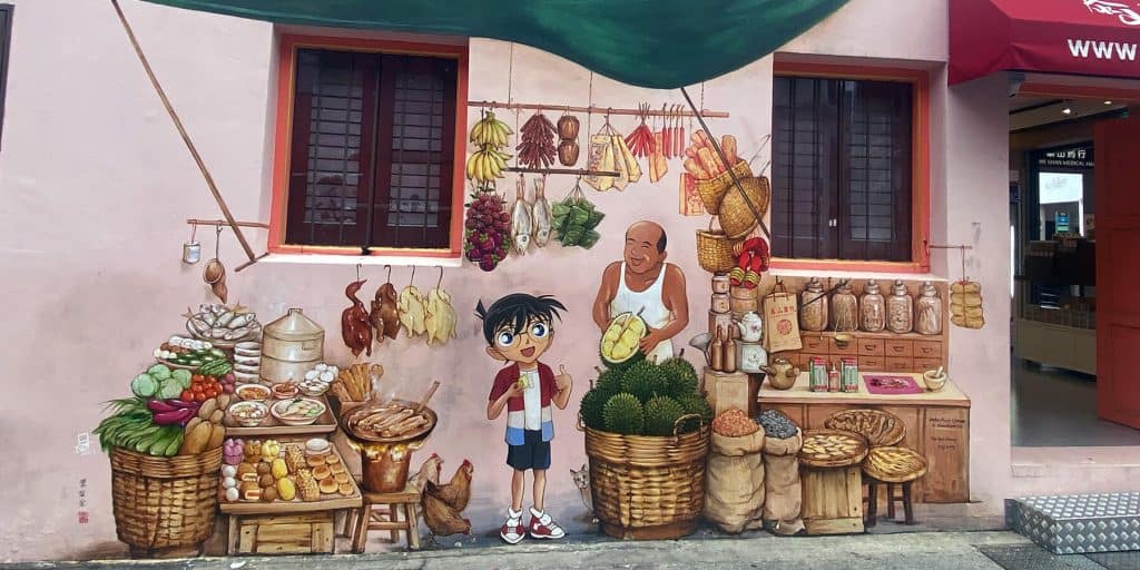 Dectective Conan mural