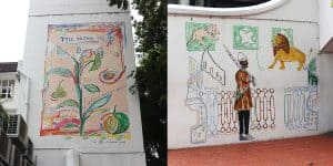 Nutmeg mural by Ripple Root