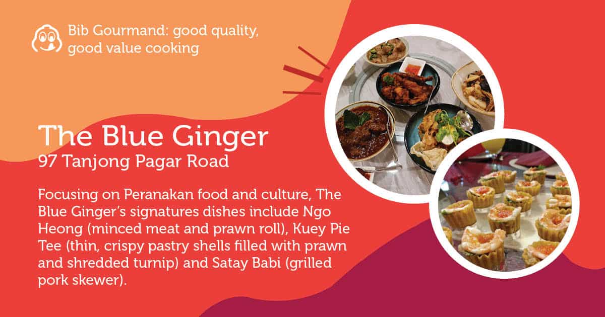 Michelin Bib Gourmand The Blue Ginger