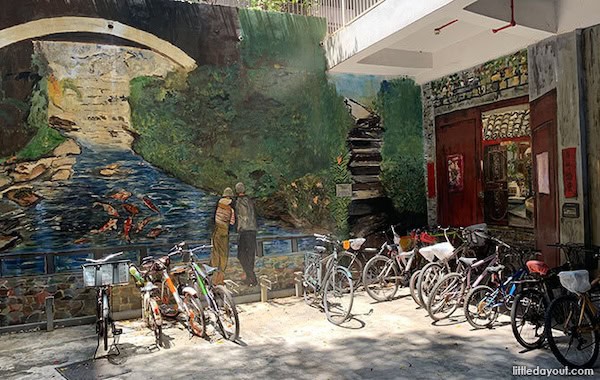 Bridge Over Calm Waters & The Back Lane Murals